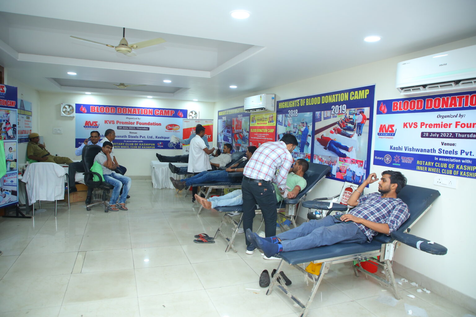 Blood donation camp