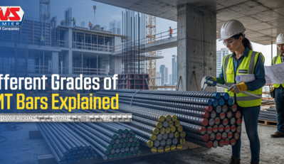 Different grades of TMT bars